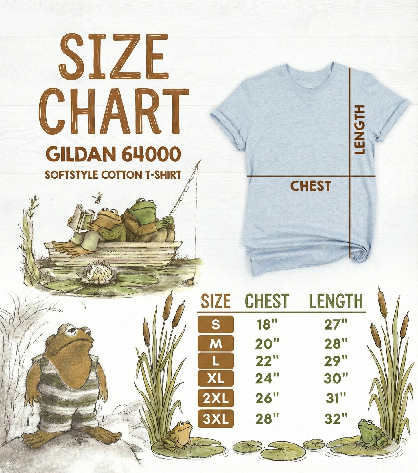 Frog and Toad “Today, I will take life easy.” Boat Unisex T-Shirt