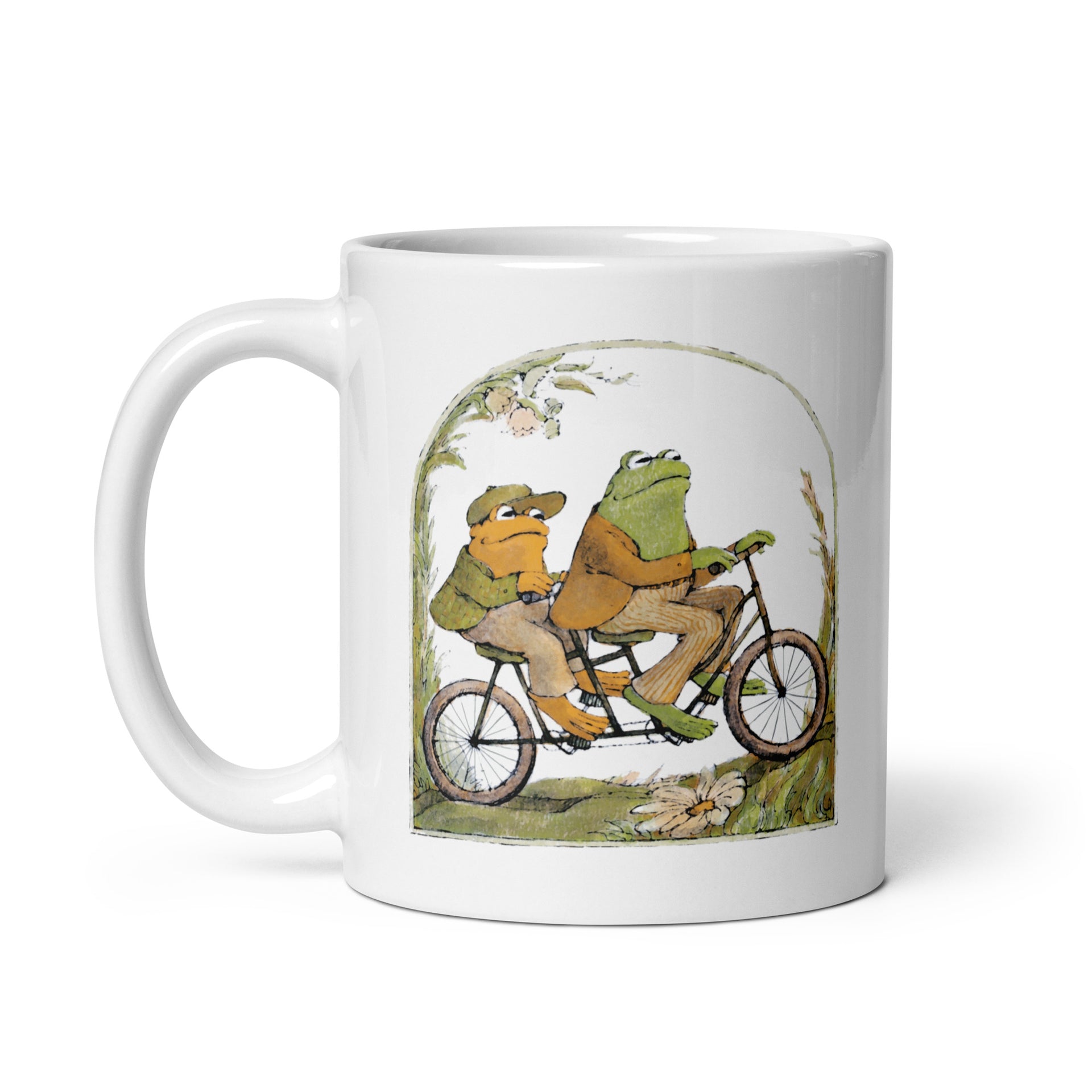 Frog and Toad Bike White Glossy Mug – Frog and Toad Shop
